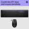 HP Combo keyboard and mouse 650, WL, EN/UK, black