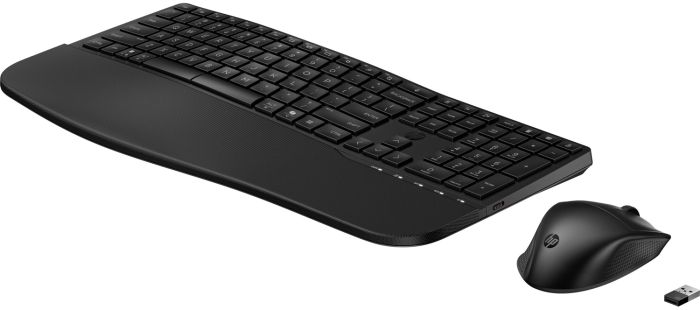 HP Combo keyboard and mouse 680 Comfort Dual-Mode, BT, EN/UK, black