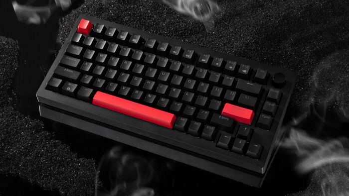 Mechanical keyboard Lemokey X4 84Key, Keychron Brown, USB-A, QMK/VIA, Hot-Swap, EN/UKR, RGB, чорний