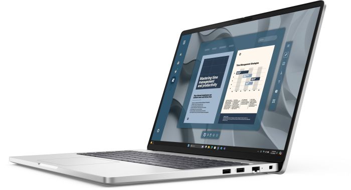 Ноутбук Dell Pro 16 16" FHD+ AG, Intel U5-235U, 32GB, F512GB, UMA, Win11P, сріблястий, US клавіатура