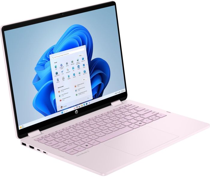 Ноутбук HP OmniBook 5 Flip x360 14" WUXGA IPS Touch, Intel 7-150U, 24GB, F1TB, UMA, DOS, рожевий