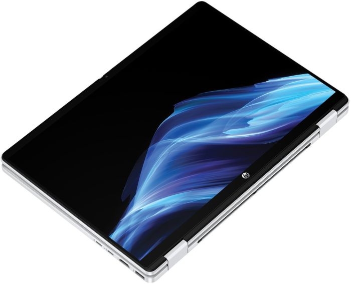 Ноутбук HP OmniBook 5 Flip x360 14" WUXGA IPS Touch, Intel 5-120U, 16GB, F1TB, UMA, DOS, сріблястий