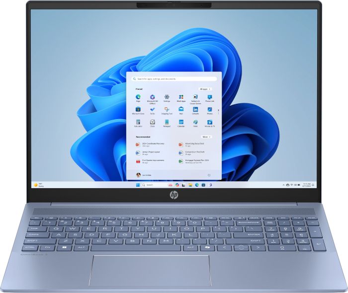 Ноутбук HP OmniBook 5 16-af1016ua 16" WUXGA IPS AG, Intel U7-255U, 16GB, F1TB, UMA, DOS, синий