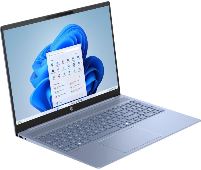 Ноутбук HP OmniBook 5 16-af1011ua 16" WUXGA IPS AG, Intel U7-255U, 24GB, F1TB, UMA, DOS, блакитний