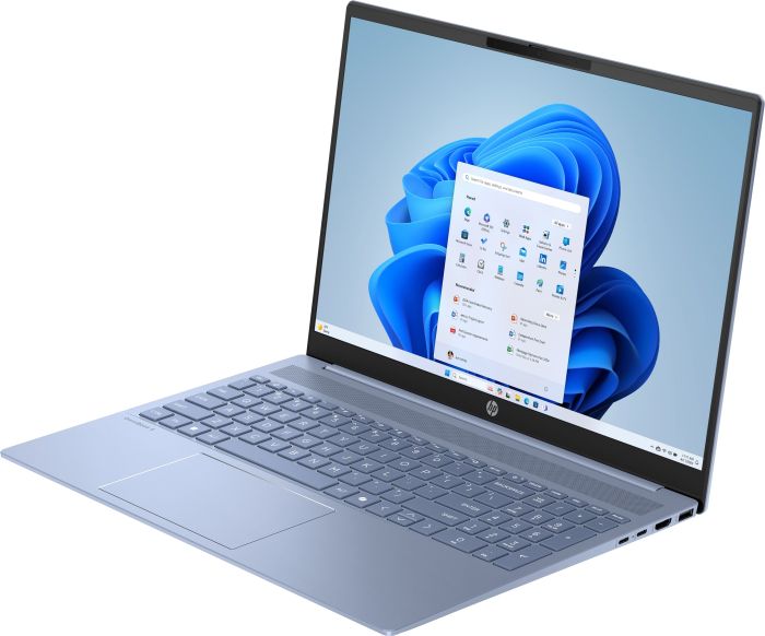 Ноутбук HP OmniBook 5 16-af1006ua 16" WUXGA IPS AG, Intel U5-225U, 16GB, F512GB, UMA, DOS, блакитний