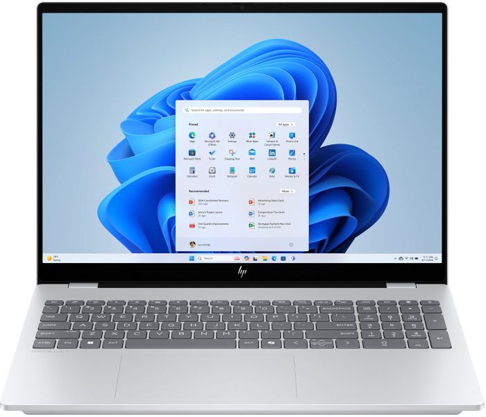 Ноутбук HP OmniBook 7 16-ay0000ua 16" 2K OLED Touch, Intel U7-255H, 32GB, F1TB, NVD4050-6, Win11, сріблястий