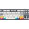 Клавиатура механическая Varmilo APT87 CMYK, K-Prestige Silent, WL/USB-A, White Led