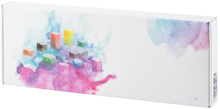 Клавиатура механическая Varmilo APT87 CMYK, C-TK Red, WL/USB-A, White Led