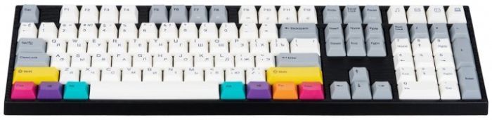 Клавіатура механічна Varmilo APT108 CMYK, Daisy L, WL/USB-A, ENG/UKR, White Led