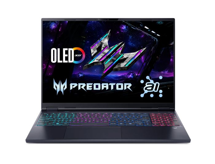 Ноутбук Acer Predator Helios Neo 16S PHN16S-71 16" OLED, Intel U7-255HX, 32GB, F1TB, NVD5060-8, Lin, черный