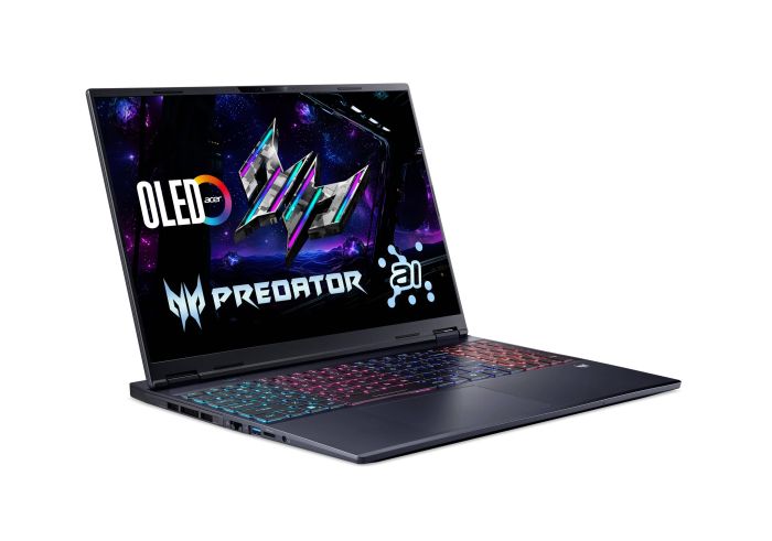 Ноутбук Acer Predator Helios Neo 16S PHN16S-71 16" OLED, Intel U7-255HX, 32GB, F1TB, NVD5060-8, Lin, черный