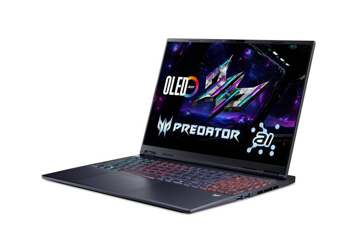 Ноутбук Acer Predator Helios Neo 16S PHN16S-71 16" OLED, Intel U7-255HX, 32GB, F1TB, NVD5060-8, Lin, черный