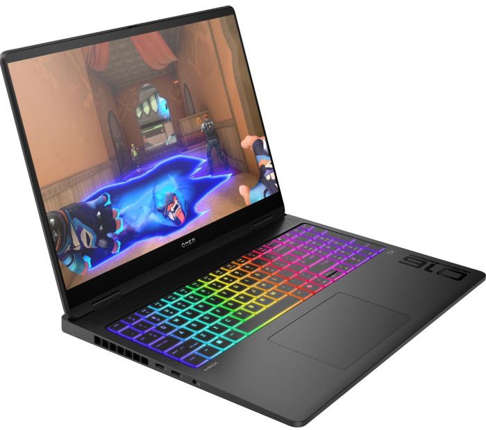 Ноутбук HP OMEN MAX 16-ah0041ua 16" 2.5K OLED, Intel U7-255HX, 64GB, F2TB, NVD5080-16, DOS, черный