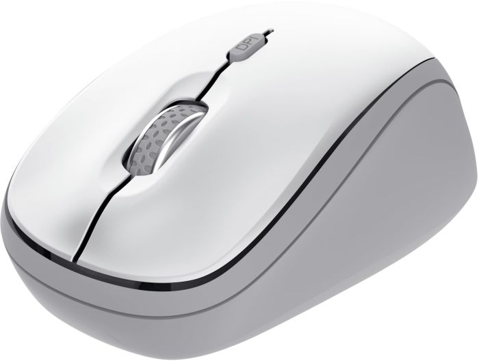 Мышь Trust Yvi+ Compact Multi-Device, WL/BT/USB-A, белый