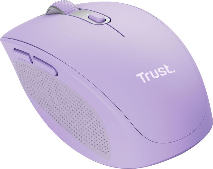 Мышь Trust Ozaa Compact Multi-Device, WL/BT, фиолетовый