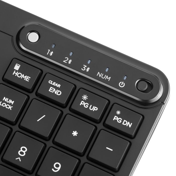 Клавиатура мембранная HP 460 Multi-Device 102key, BT, EN/UK, чёрный
