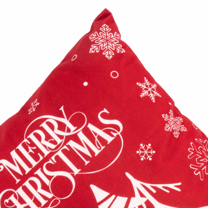 Подушка декор. ARDESTO Christmas 45х45см, 100% поліестер, червоний