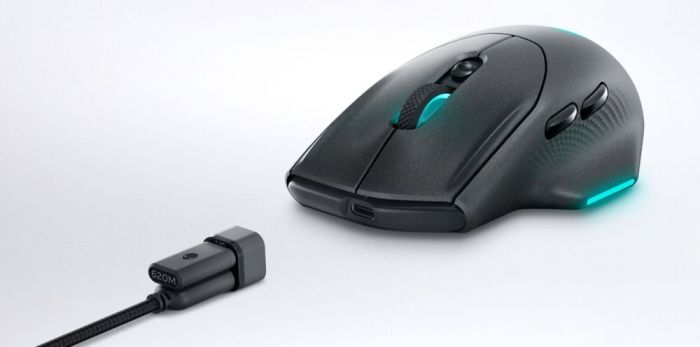 Мышь Dell Alienware Wireless Gaming Mouse - AW620M - Dark Side of the Moon