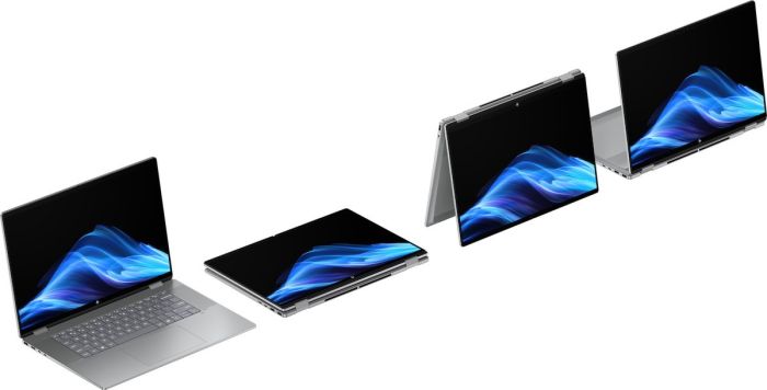 Ноутбук HP OmniBook X Flip x360 16-ar0000ua 16" 3K OLED Touch, AMD AI 7 350, 32GB, F1TB, UMA, Win11, сірий