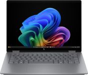 Ноутбук HP OmniBook X Flip x360 14-fk0000ua 14" 3K OLED Touch, AMD AI 7 350, 32GB, F1TB, UMA, Win11, сірий