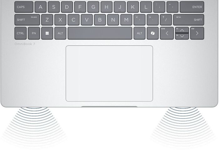 Ноутбук HP OmniBook 7 14-fs0001ua 14" WUXGA IPS AG, Intel 5-220H, 24GB, F1TB, UMA, Win11, сріблястий