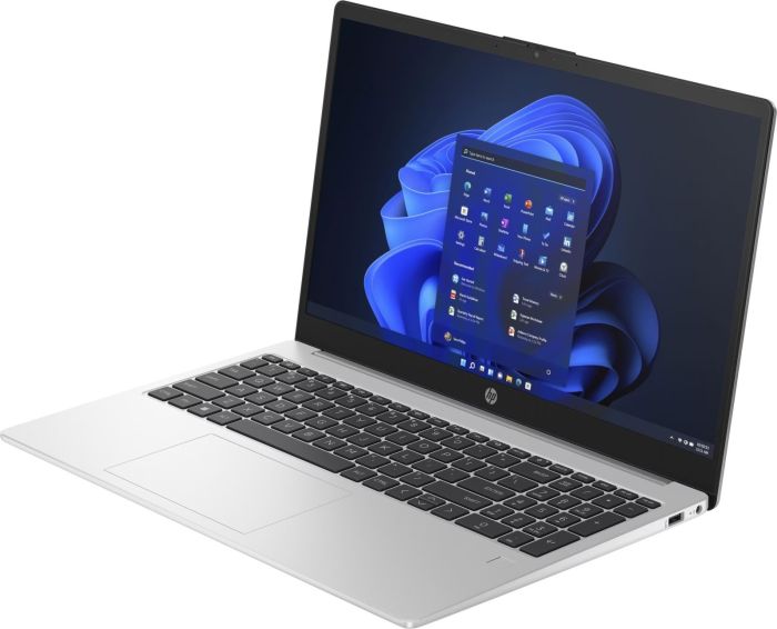 Ноутбук HP 255R-G10 15.6" FHD IPS AG, AMD R5-7535U, 16GB, F1TB, UMA, DOS, сріблястий