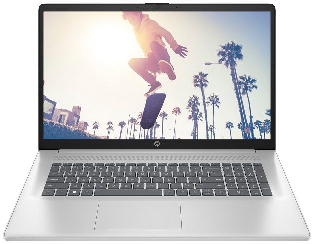 HP Notebook 17-cn4042ua 17.3" FHD IPS AG, Intel 5-120U, 16GB, F1TB, UMA, DOS, silver