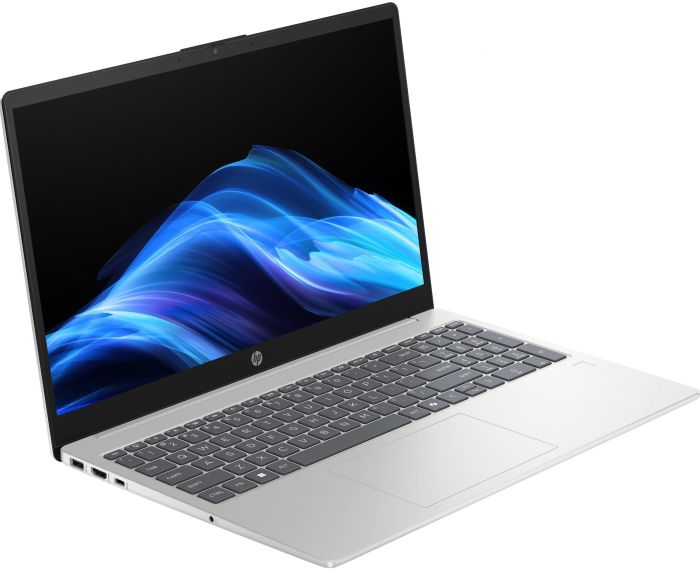 Ноутбук HP 15-fd0180ua 15.6" FHD IPS AG, Intel 7-150U, 24GB, F1TB, UMA, DOS, сріблястий
