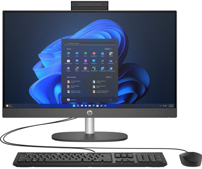 HP AiO 240-G10 23.8" FHD IPS AG, Intel i5-1334U, 16GB, F512GB, UMA, WiFi, kb+m, 3y, Win11P, black