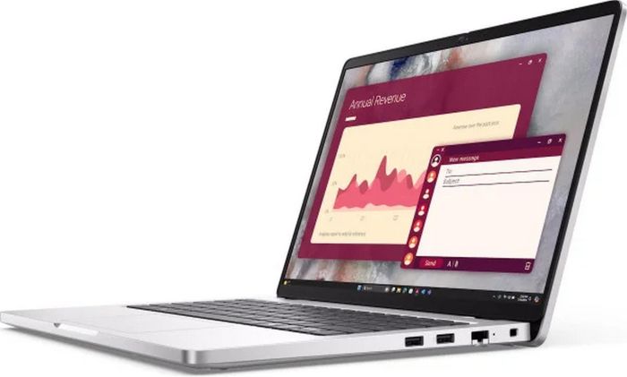 Ноутбук Dell Pro 14 14" FHD+ AG, Intel U7-255U, 32GB, F512GB, UMA, Win11P, сріблястий, US клавіатура