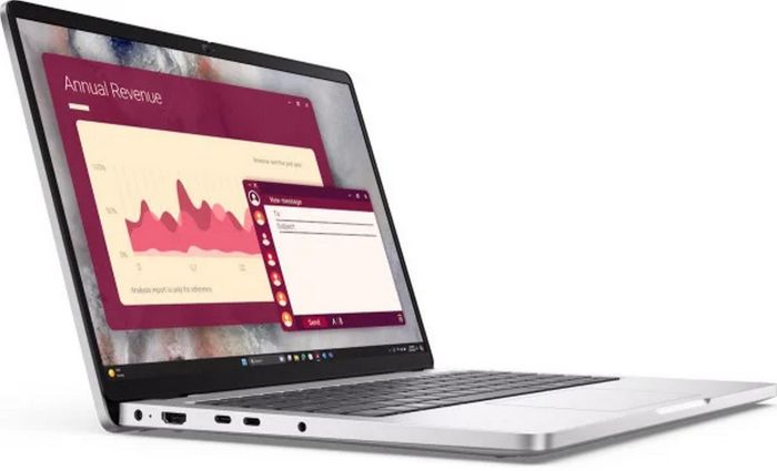 Ноутбук Dell Pro 14 14" FHD+ AG, Intel U5-235U, 16GB, F512GB, UMA, Win11P, сріблястий, US клавіатура