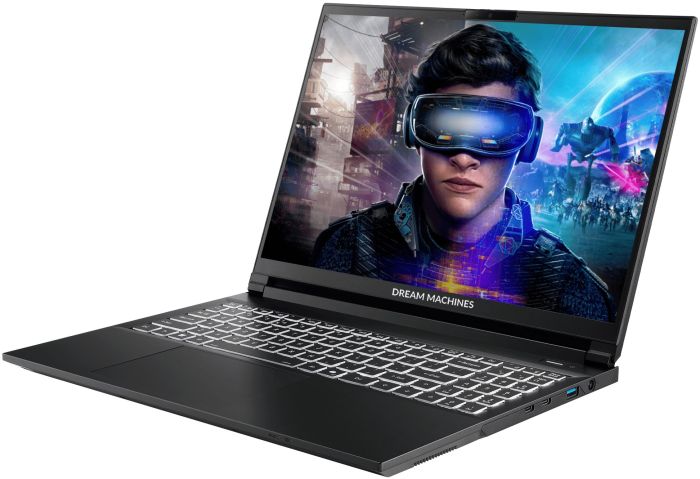 Dream Machines Notebook RT5070-15 15.6FHD+ IPS, AMD AI 9 HX 370, 32GB, F2TB, NVD5070-8, DOS, black