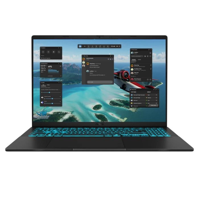 ASUS Notebook Vivobook V16 V3607VP-RP016 16" WUXGA, Intel 7 240H, 16GB, F512GB, NVD5070-8, NoOS, Black