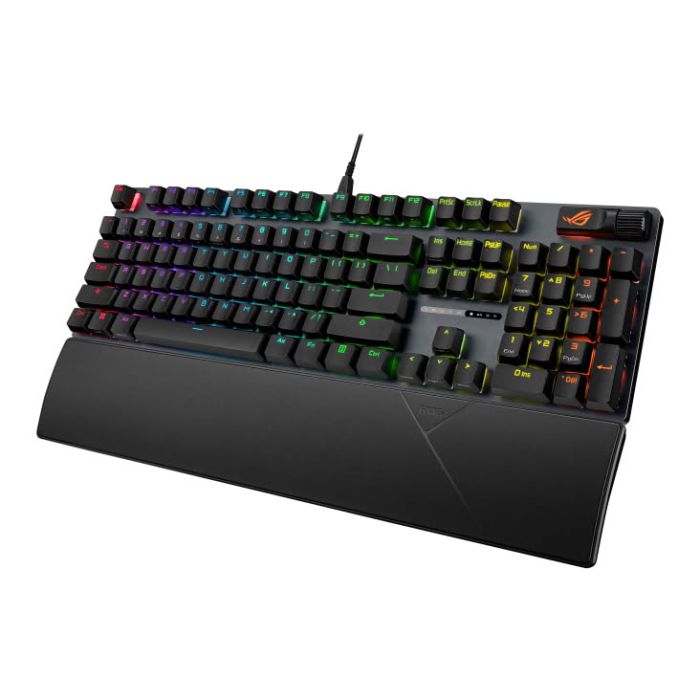 Клавіатура механічна ASUS ROG Strix Scope II X, 104key, NX Storm, USB-A, EN/UK, RGB, чорний