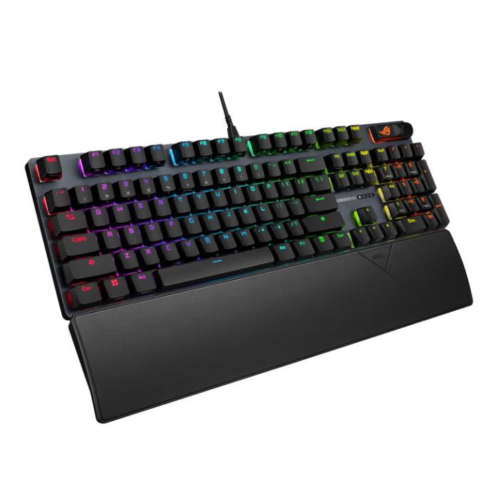 Клавіатура механічна ASUS ROG Strix Scope II X, 104key, NX Storm, USB-A, EN/UK, RGB, чорний