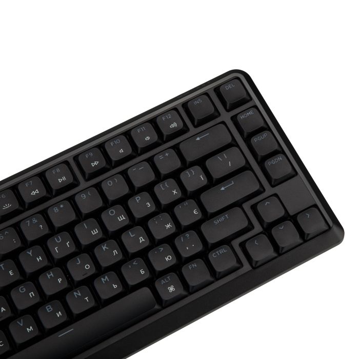 Mechanical keyboard Keychron J1 82Key, K pro Banana, WL/BT/USB-A, QMK, Hot-swap, EN/UKR, RGB, black