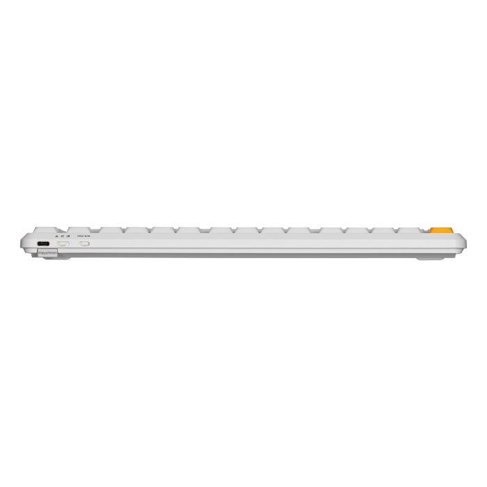 Mechanical keyboard Keychron J1 82Key, K pro Banana, WL/BT/USB-A, QMK, Hot-swap, EN/UKR, RGB, white
