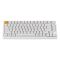 Клавіатура механічна Keychron J1 82Key, K pro Brown, WL/BT/USB-A, QMK, Hot-swap, EN/UKR, RGB, білий