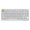 Клавіатура механічна Keychron J1 82Key, K pro Red, WL/BT/USB-A, QMK, Hot-swap, EN/UKR, RGB, білий