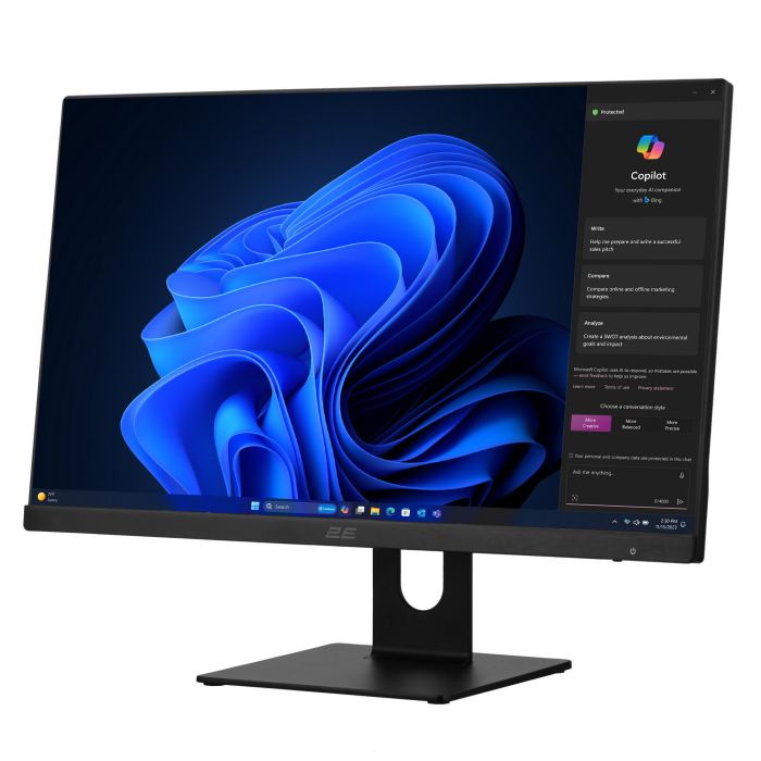 2E All-in One Rational K6 23.8" FHD IPS Intel i3-12100, 8Gb, F480GB, UMA, H610, K6.610, 120W, Win11PE, black