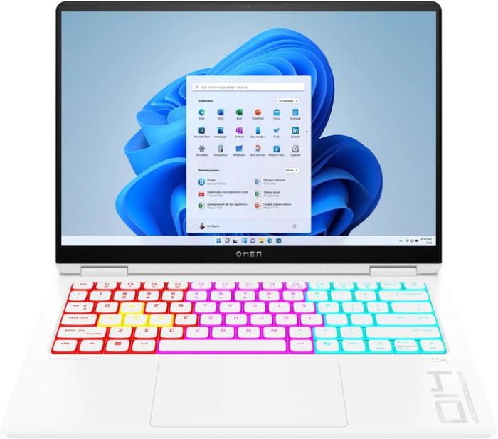 HP Notebook OMEN Transcend 14-fb1006ua 14" 3K OLED, Intel U7-255H, 32GB, F1TB, NVD5060-8, Win11, white