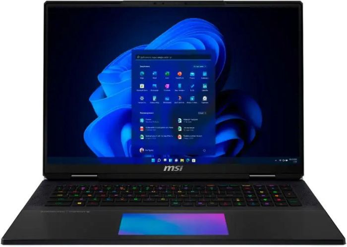 Ноутбук MSI Titan 18 HX AI A2XWJG-634UA 18" UHD+ mini LED, Intel U9-285HX, 64GB, F4TB, NVD5090-24, W11P, черный