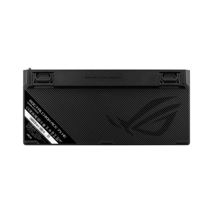 Клавіатура механічна ASUS ROG Falchion Ace 75 HE, 83key, HFX  V2 Magnetic Switches, USB-A, EN, RGB, чорний