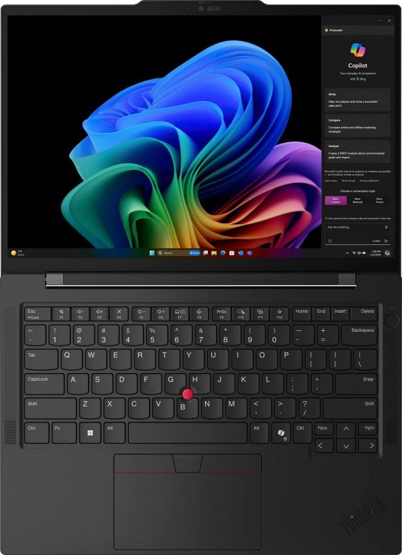 Ноутбук Lenovo ThinkPad T14s-G6 14" WUXGA IPS AG, AMD R7-360, 32GB, F1TB, UMA, Win11P, чорний
