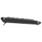 Клавіатура мембранна 2E KM1040 104key, USB-A, EN/UK, чорний