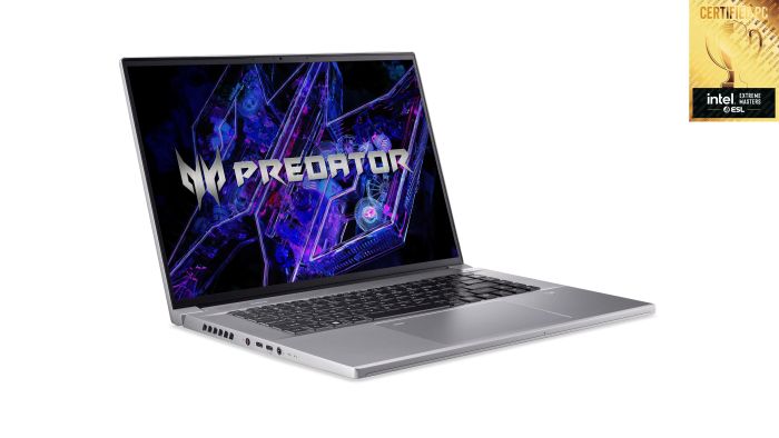 Ноутбук Acer Predator Triton Neo 16 PTN16-51 16" WQXGA, Intel U9-185H, 32GB, F1TB, NVD4060-8, Lin, серебристый