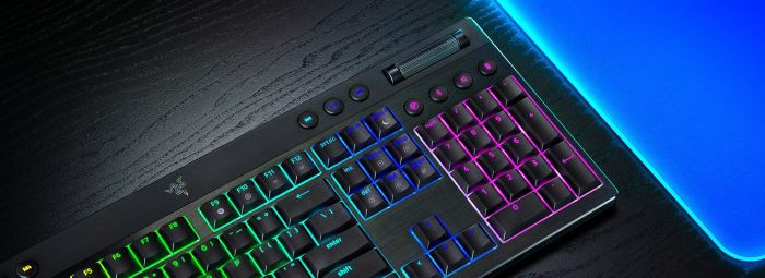 Клавіатура механічна Razer BlackWidow V4 Low-profile HyperSpeed, 104key, Green Switch, USB-A/WL/BT, EN, RGB, чорний