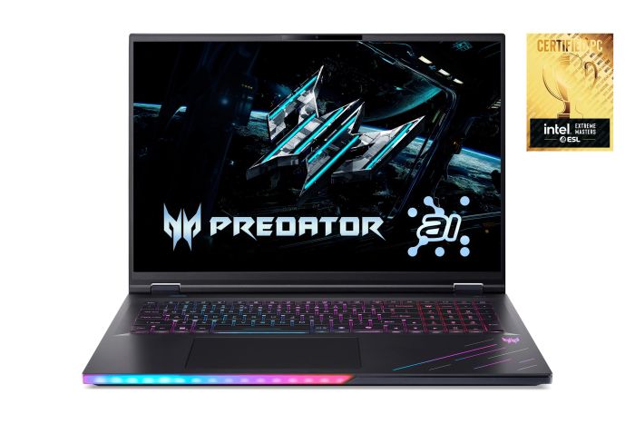 Ноутбук Acer Predator Helios 18 PH18-73 18" WQXGA IPS, Intel U9-275HX, 32GB, F2TB, NVD5080-16, Win11P