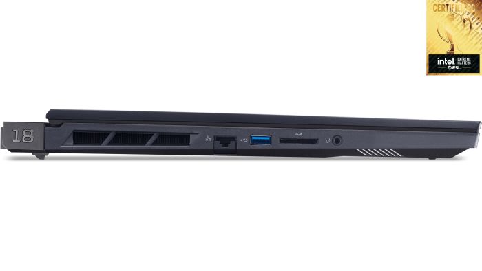 Ноутбук Acer Predator Helios 18 PH18-73 18" WQXGA IPS, Intel U9-275HX, 64GB, F2TB, NVD5080-16, Lin, чорний