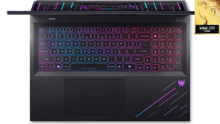 Ноутбук Acer Predator Helios 18 PH18-73 18" WQXGA IPS, Intel U9-275HX, 64GB, F2TB, NVD5080-16, Lin, чорний